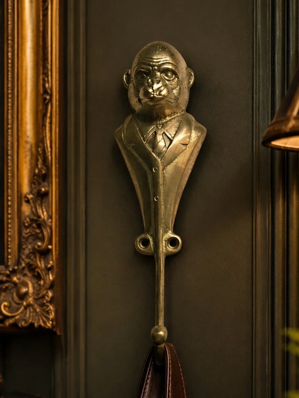 Vintage brass monkey